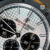 Audemars Piguet Royal Oak Chronograph 26331ST 2021 dial detail — The Smiling Second, Melbourne