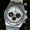 Audemars Piguet Royal Oak Chronograph 26331ST 2021 dial — The Smiling Second, Melbourne