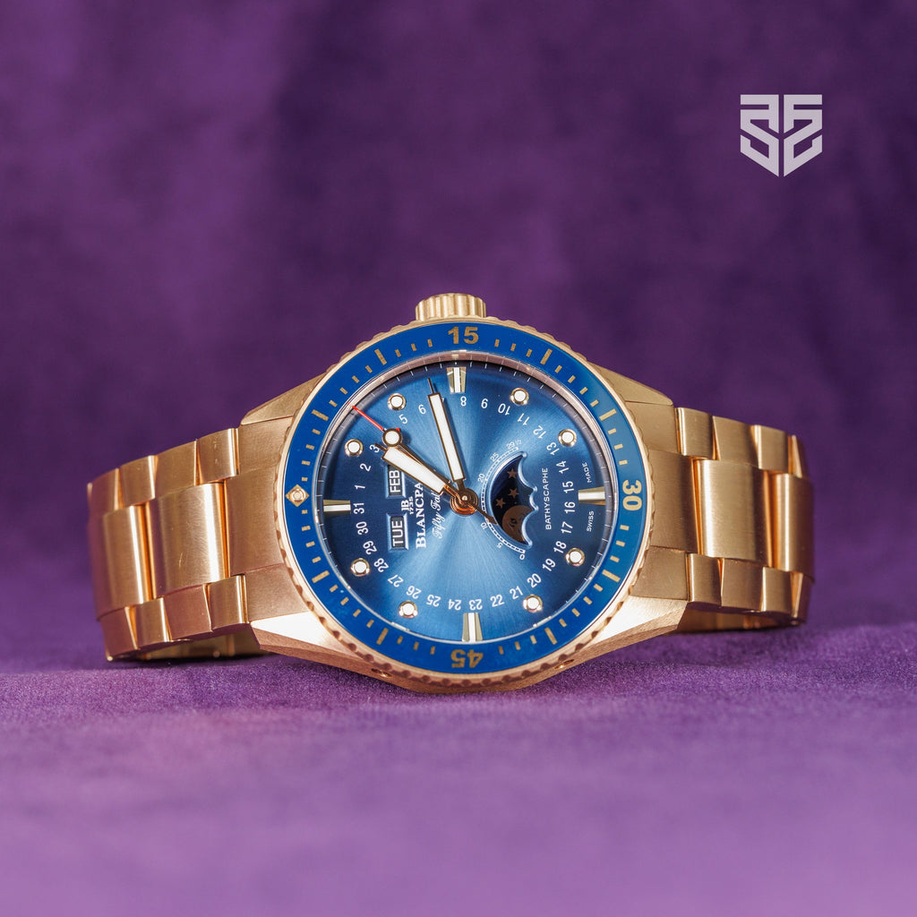Blancpain Fifty Fathoms Bathyscaphe 5054 2024 case profile — The Smiling Second, Melbourne