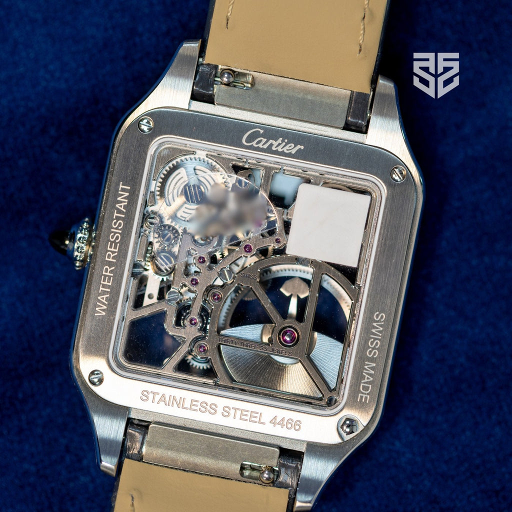 Cartier Santos-Dumont Skeleton 2024 pre-owned — The Smiling Second, Melbourne