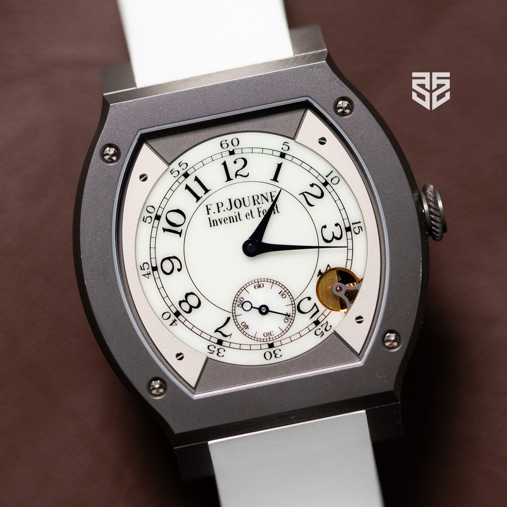 F.P. Journe Élégante 48 dial — The Smiling Second, Melbourne