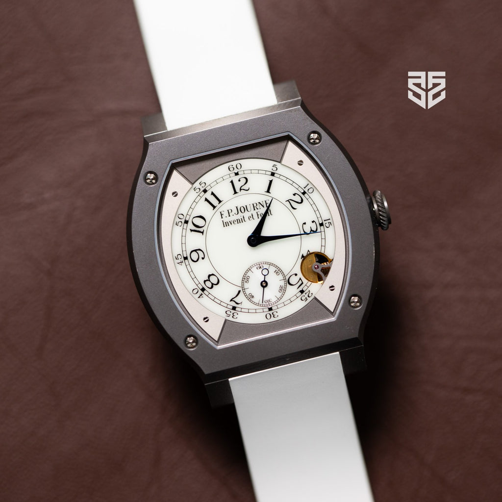 F.P. Journe Élégante 48 case profile — The Smiling Second, Melbourne