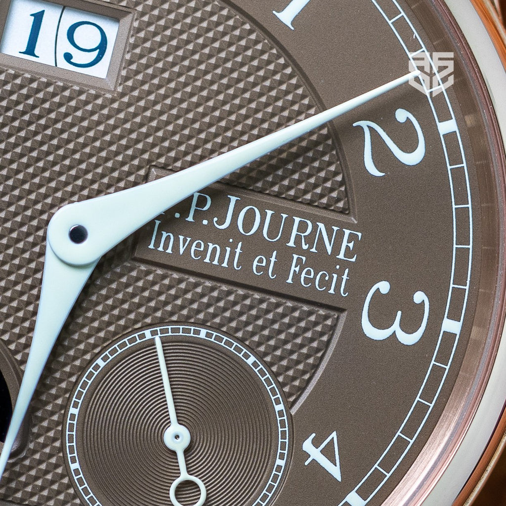 F.P. Journe Octa Automatique Lune dial detail — The Smiling Second, Melbourne