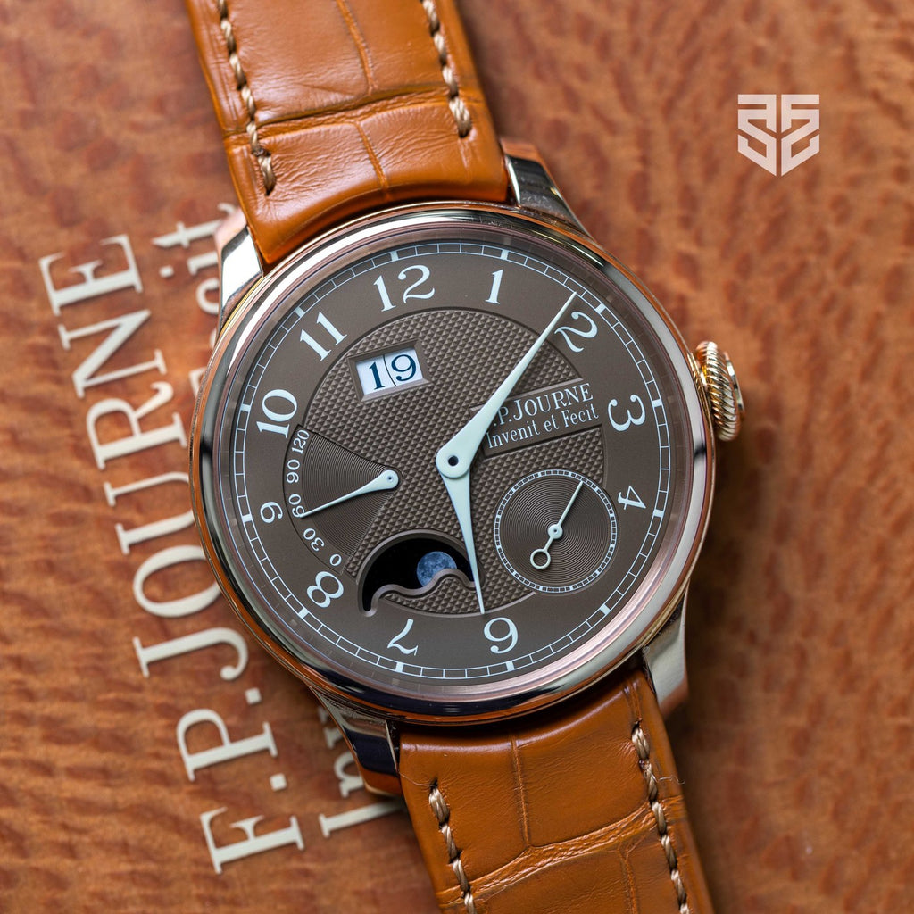 F.P. Journe Octa Automatique Lune dial — The Smiling Second, Melbourne