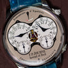 F.P. Journe Chronomètre à Résonance dial detail — The Smiling Second, Melbourne