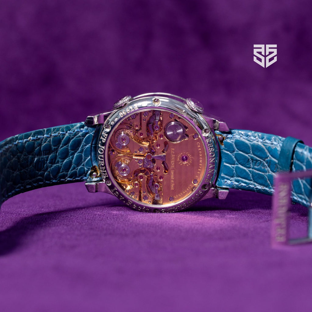 F.P. Journe Chronomètre à Résonance case profile — The Smiling Second, Melbourne