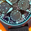 IWC Big Pilot Perpetual Calendar IW503607 2022 detail — The Smiling Second, Melbourne
