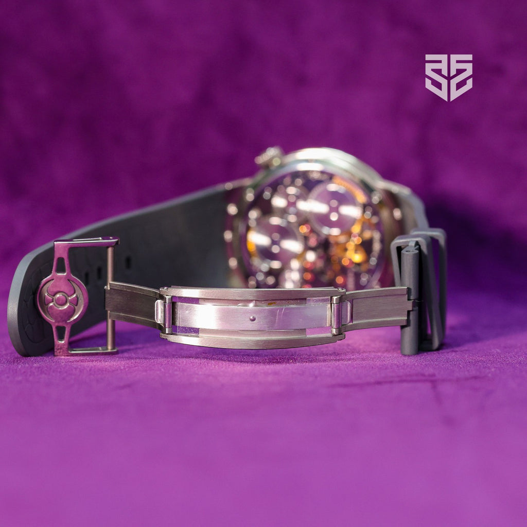 MB&F Legacy Machine Split Escapement EVO strap and buckle — The Smiling Second, Melbourne