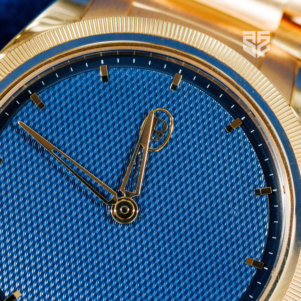 Parmigiani Tonda PF GMT Rattrapante PFC905 2024 dial detail — The Smiling Second, Melbourne