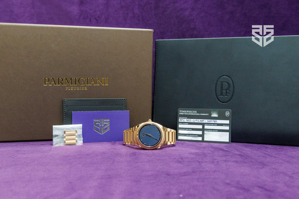 Parmigiani Tonda PF GMT Rattrapante PFC905 2024 full set as supplied — The Smiling Second, Melbourne
