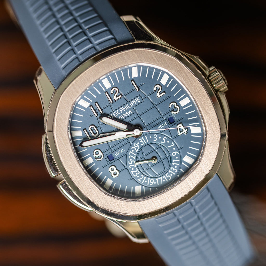 Patek Philippe Aquanaut Travel Time 5164G 2024 — The Smiling Second, Melbourne