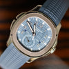 Patek Philippe Aquanaut Travel Time 5164G 2024 dial — The Smiling Second, Melbourne