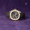 Patek Philippe Aquanaut Travel Time 5164R 2019 detail — The Smiling Second, Melbourne