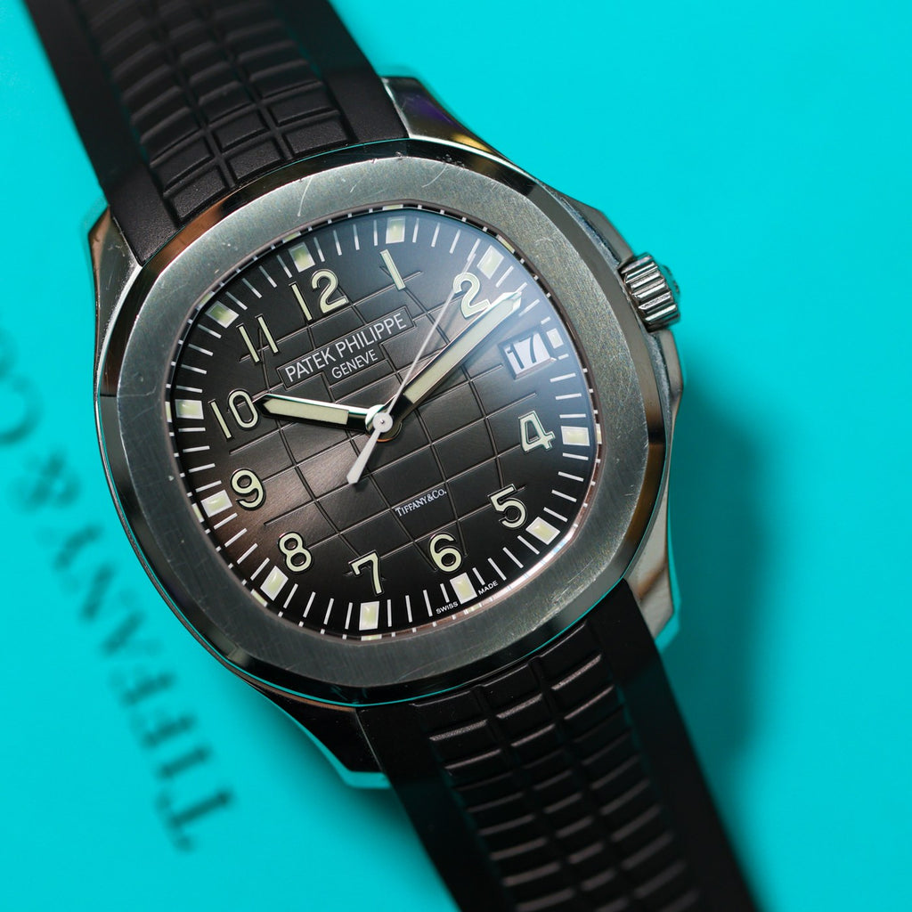 Patek Philippe Aquanaut 5167A dial — The Smiling Second, Melbourne