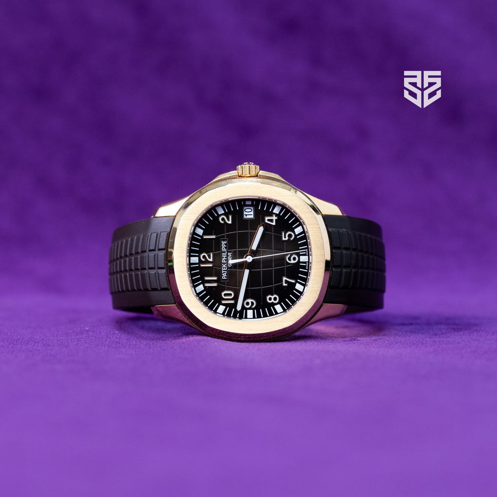 Patek Philippe Aquanaut 5167R dial — The Smiling Second, Melbourne