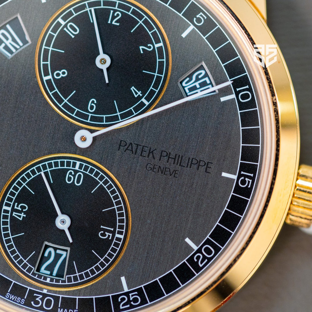 Patek Philippe Annual Calendar Regulator 5235R case and crown — The Smiling Second, Melbourne