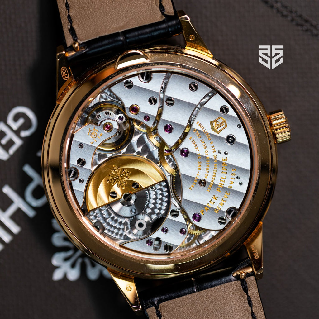 Patek Philippe Annual Calendar Regulator 5235R caseback and strap — The Smiling Second, Melbourne