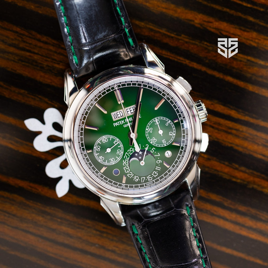 Patek Philippe Perpetual Calendar Chronograph 5270P dial — The Smiling Second, Melbourne