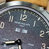 Patek Philippe Annual Calendar Travel Time 5326G dial detail — The Smiling Second, Melbourne