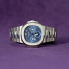 Patek Philippe Nautilus Perpetual Calendar 5740/1G 2023 detail — The Smiling Second, Melbourne