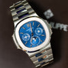 Patek Philippe Nautilus Perpetual Calendar 5740/1G 2023 detail — The Smiling Second, Melbourne