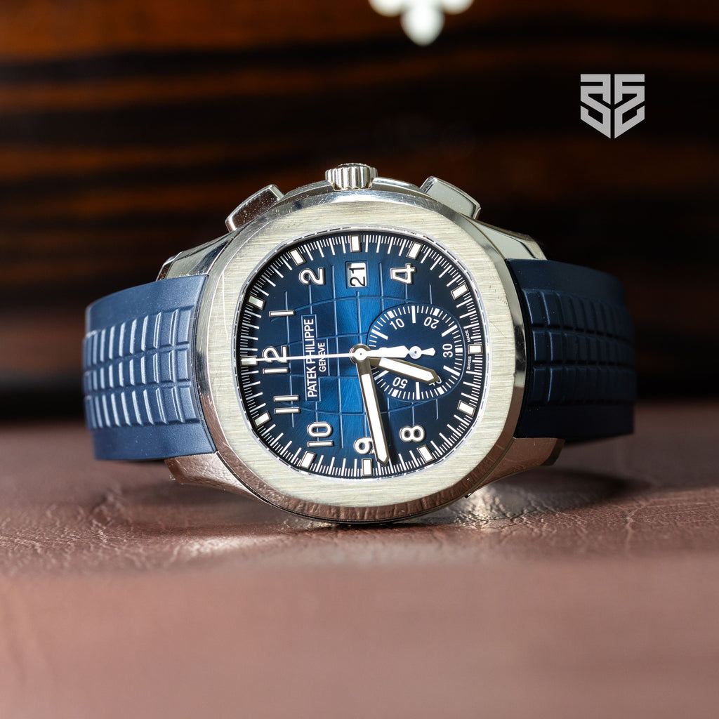 Patek Philippe Aquanaut Chronograph 5968G 2024 — The Smiling Second, Melbourne