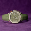 Patek Philippe Aquanaut Chronograph 5968G 2024 detail — The Smiling Second, Melbourne
