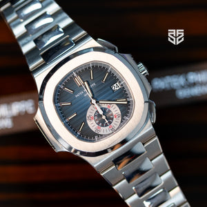 Patek Philippe Nautilus Chronograph Blue Dial Ref: 5980/1A 2010
