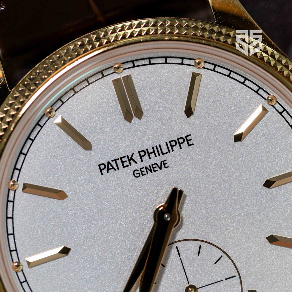 Patek Philippe Calatrava 6119R 2022 dial detail — The Smiling Second, Melbourne