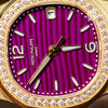 Patek Philippe Ladies Nautilus 7010R-013 dial detail — The Smiling Second, Melbourne