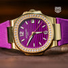 Patek Philippe Ladies Nautilus 7010R-013 dial — The Smiling Second, Melbourne
