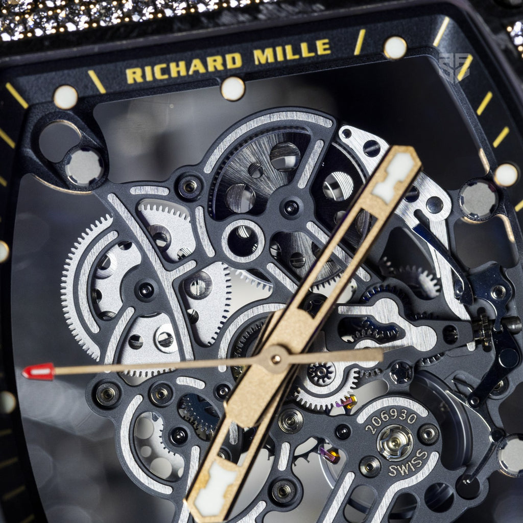 Richard Mille RM055 RM055 dial detail — The Smiling Second, Melbourne