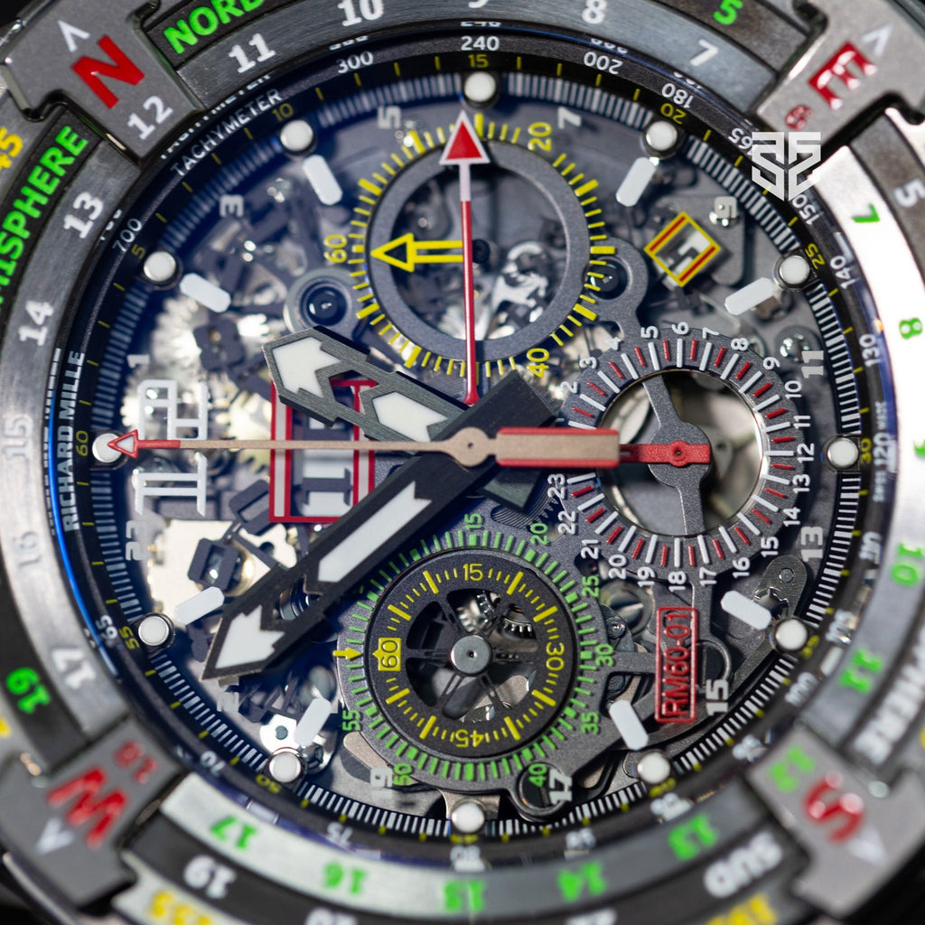 Richard Mille RM60-01 Regatta RM60-01 dial detail — The Smiling Second, Melbourne