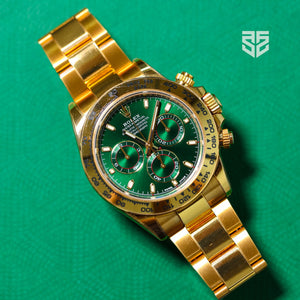Rolex Daytona Yellow Gold Green Dial 'John Mayer' Ref: 116508 2022