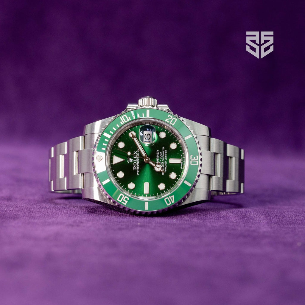 Rolex Submariner Hulk 116610LV 2020 dial — The Smiling Second, Melbourne