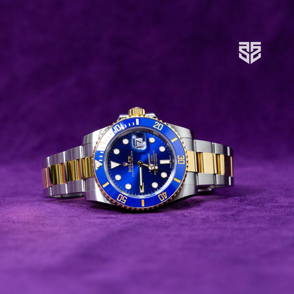 Rolex Submariner Bluesy 116613LB 2017 dial — The Smiling Second, Melbourne