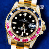 Rolex GMT-Master II Yellow Gold 116758SARU 2018 dial — The Smiling Second, Melbourne
