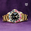Rolex GMT-Master II Yellow Gold 116758SARU 2018 case profile — The Smiling Second, Melbourne