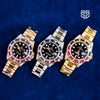 Rolex GMT-Master II White Gold 116759SARU 2015 shown with other gem-set references — The Smiling Second, Melbourne