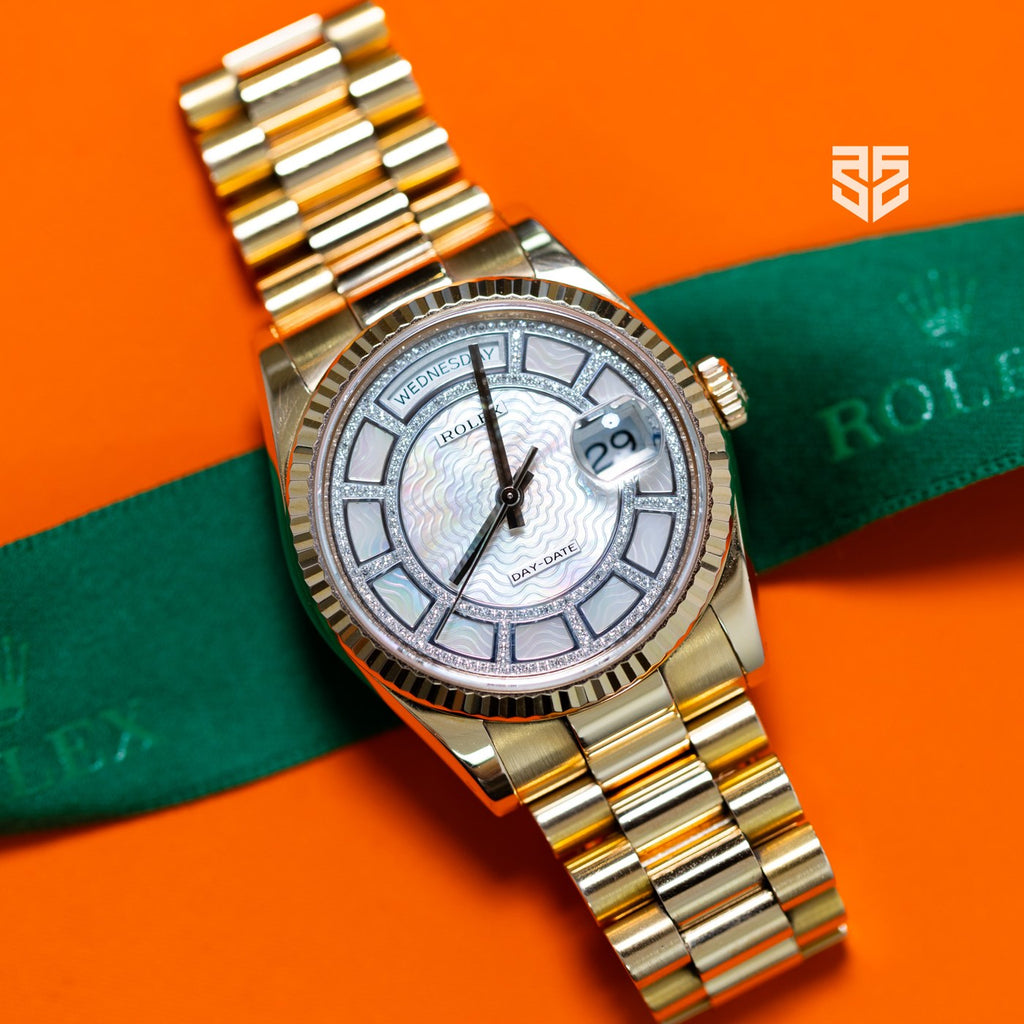 Rolex Day-Date 36 118235 bracelet clasp — The Smiling Second, Melbourne