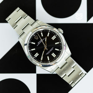 Rolex Oyster Perpetual 41 Black Dial Ref: 124300 2021