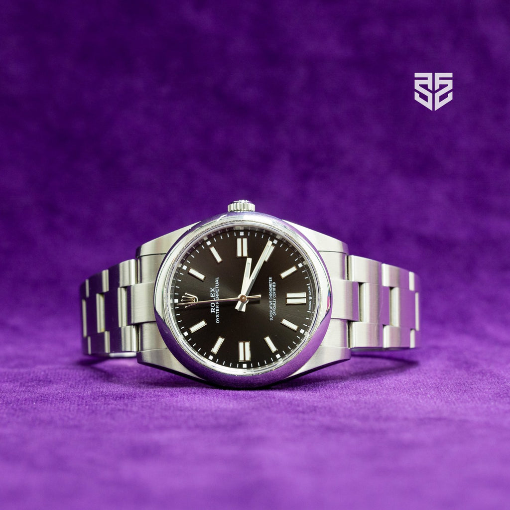 Rolex Oyster Perpetual 41 124300 2021 dial — The Smiling Second, Melbourne