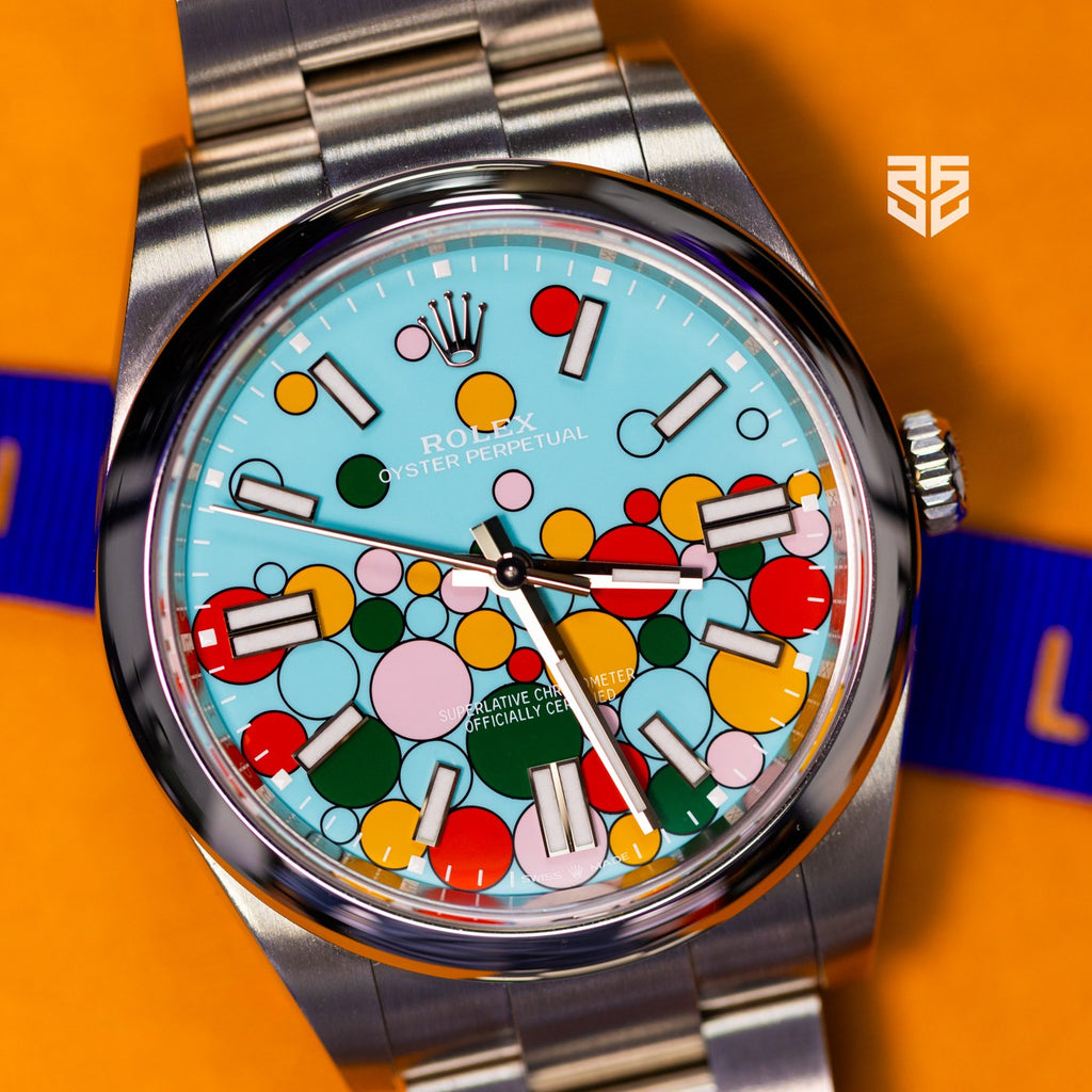 Rolex Oyster Perpetual 41 124300 case profile — The Smiling Second, Melbourne