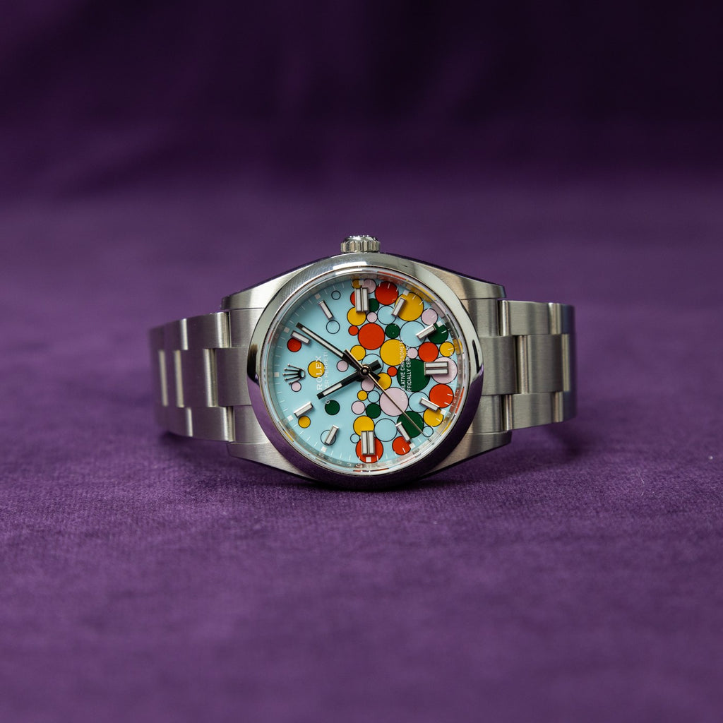 Rolex Oyster Perpetual 36 126000 dial — The Smiling Second, Melbourne