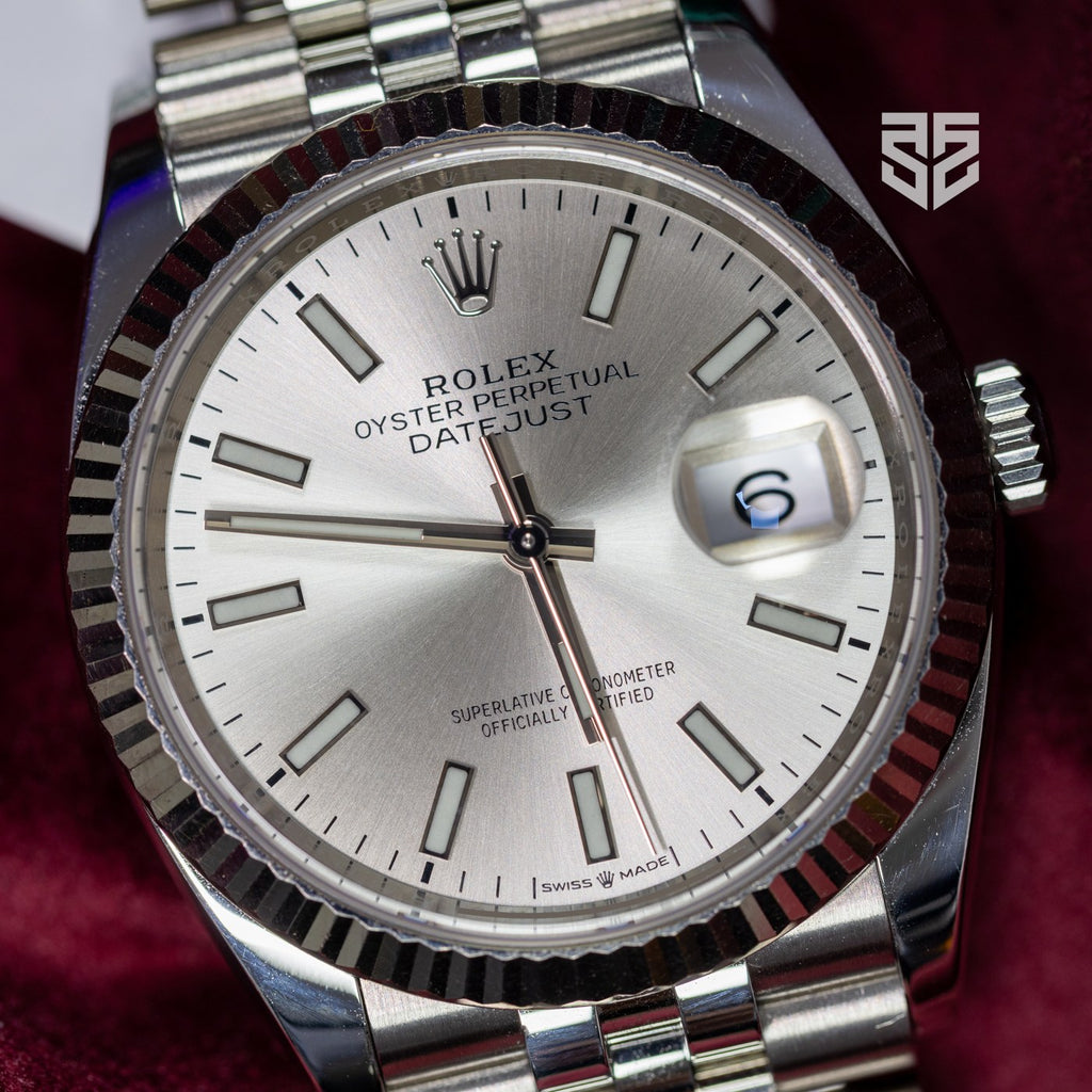 Rolex DateJust 36 126234 dial — The Smiling Second, Melbourne