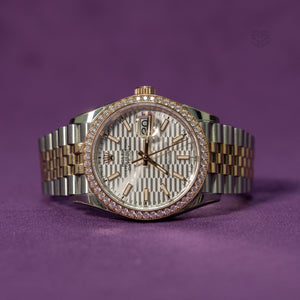 Rolex DateJust 36 Two Tone Diamond Bezel Ref: 126281RBR 2022