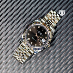 Rolex DateJust 41 Black Diamond Dial Ref: 126334 2024