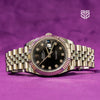Rolex Datejust 41 black diamond dial 126334 2024 dial — The Smiling Second, Melbourne