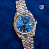 Rolex Datejust 41 blue diamond dial 126334 2025 pre-owned — The Smiling Second, Melbourne