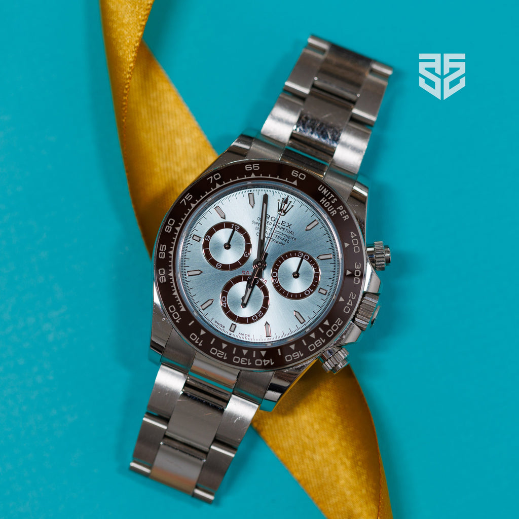Rolex Daytona Platinum Ice Blue 126506 2023 — The Smiling Second, Melbourne